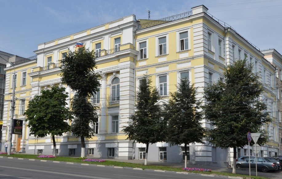 Бывшее здание Тульского отделения Государственного банка в настоящее время (проспект Ленина, 38)